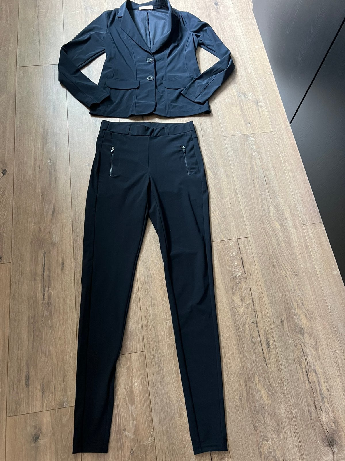 Studio anneloes travelstof set nieuwstaat! Maat XS S margot, Kostuum of Pak, Blauw, Ophalen of Verzenden, Zo goed als nieuw