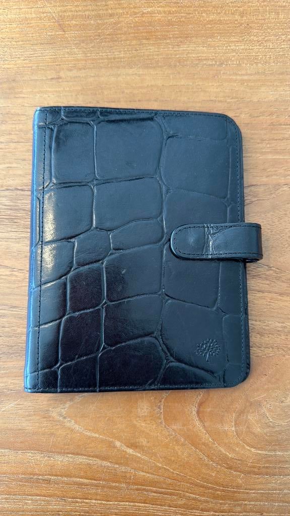 Vintage Mulberry agenda/planner - zwart croco, Ophalen of Verzenden, Gebruikt