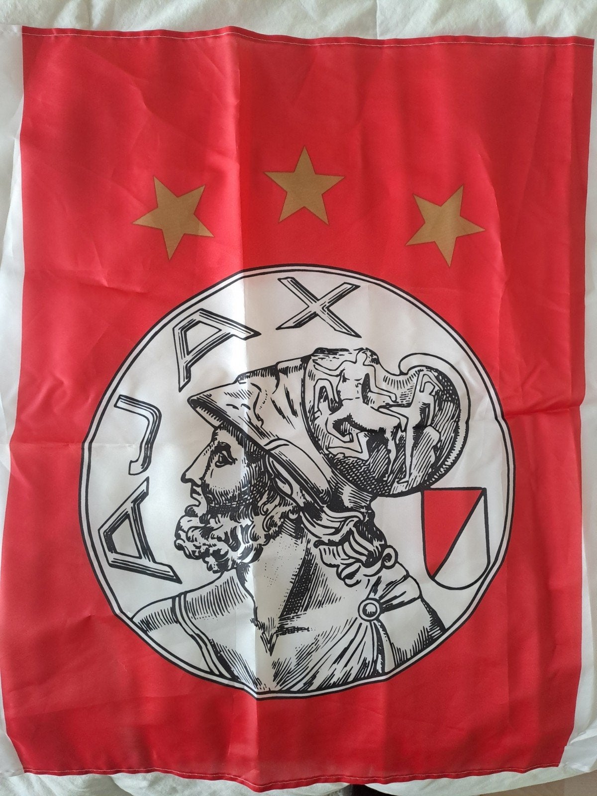 Ajax vlag gesigneerd Jordan Henderson, Ophalen of Verzenden, Ajax, Overige typen