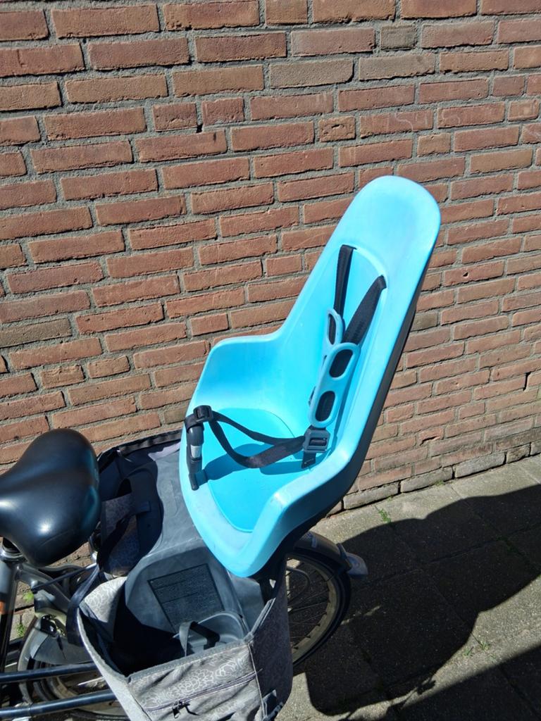 Bobike achterzitje voor kinderfiets - Blauw, Ophalen, Gebruikt