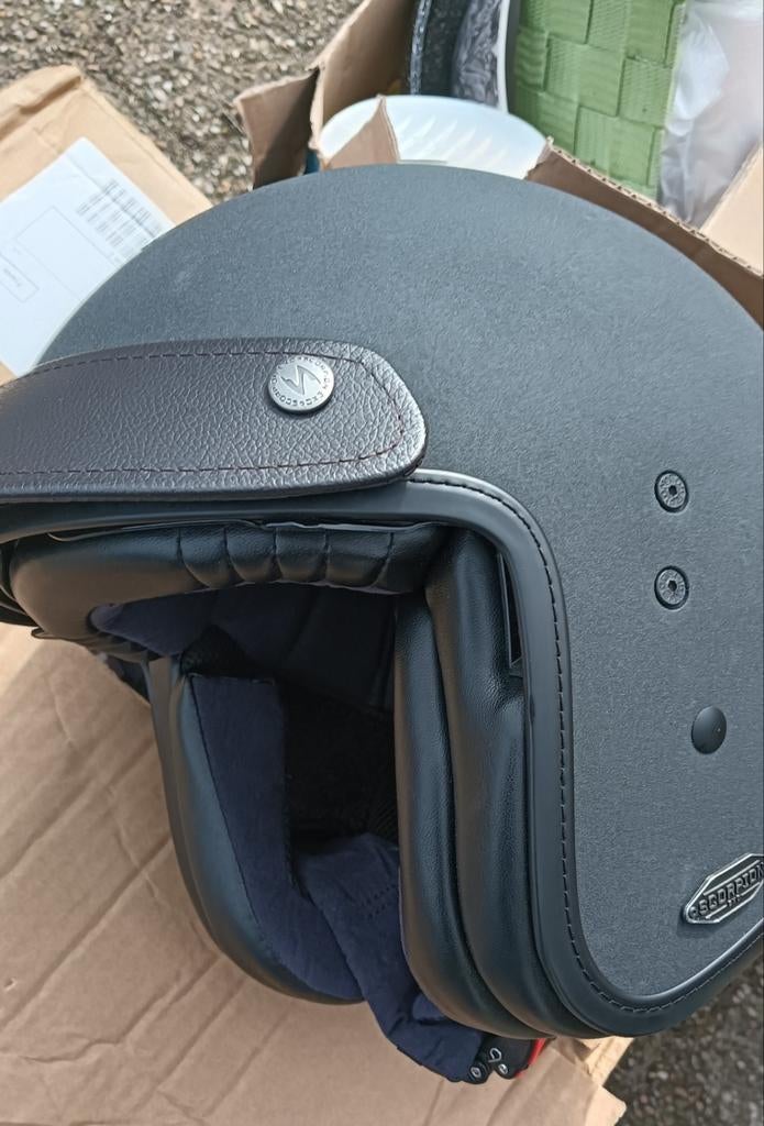 Vrijwel nieuwe  Scorpion Evo Belfast S, Overige merken, Ophalen of Verzenden, Integraalhelm, S