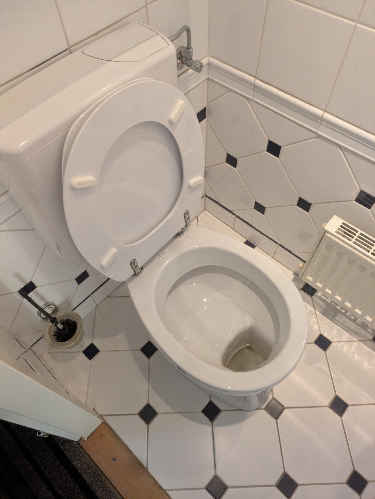 toiletpot, Ophalen, Gebruikt, Toilet
