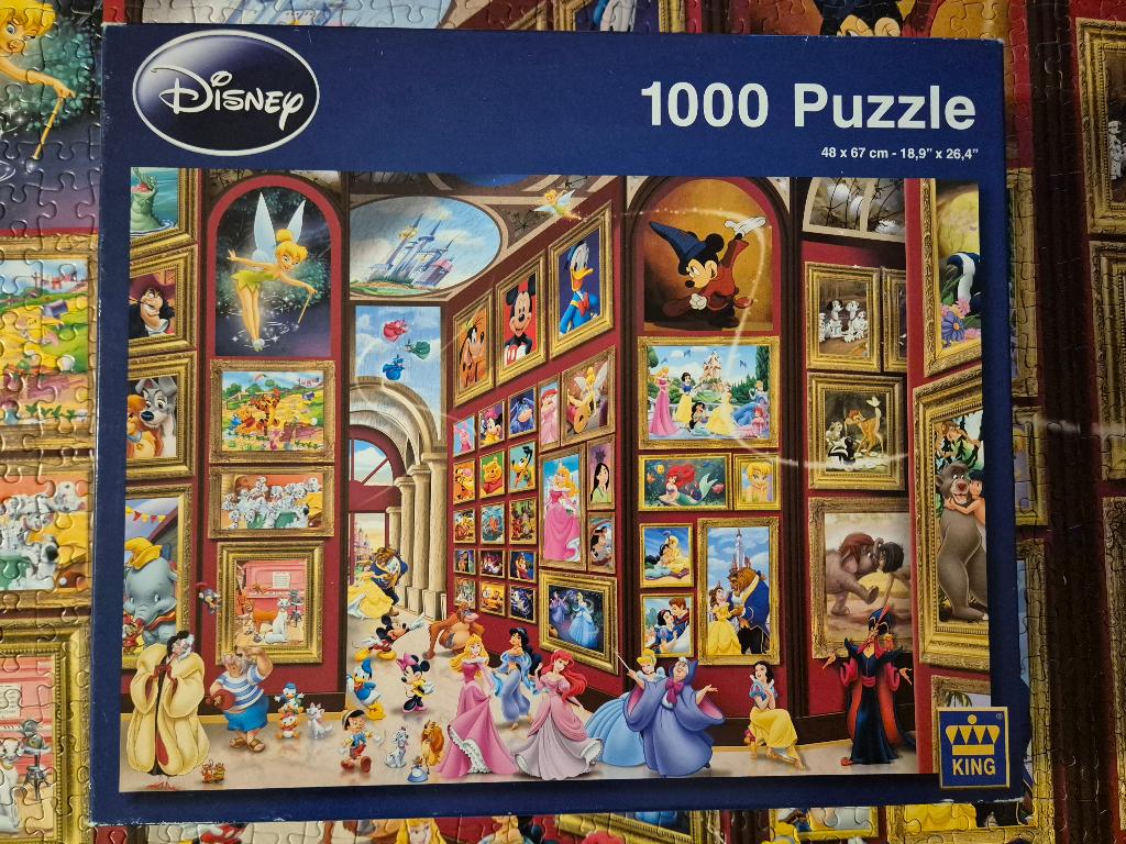 Disney puzzel, Ophalen of Verzenden, 500 t/m 1500 stukjes, Gebruikt, Legpuzzel