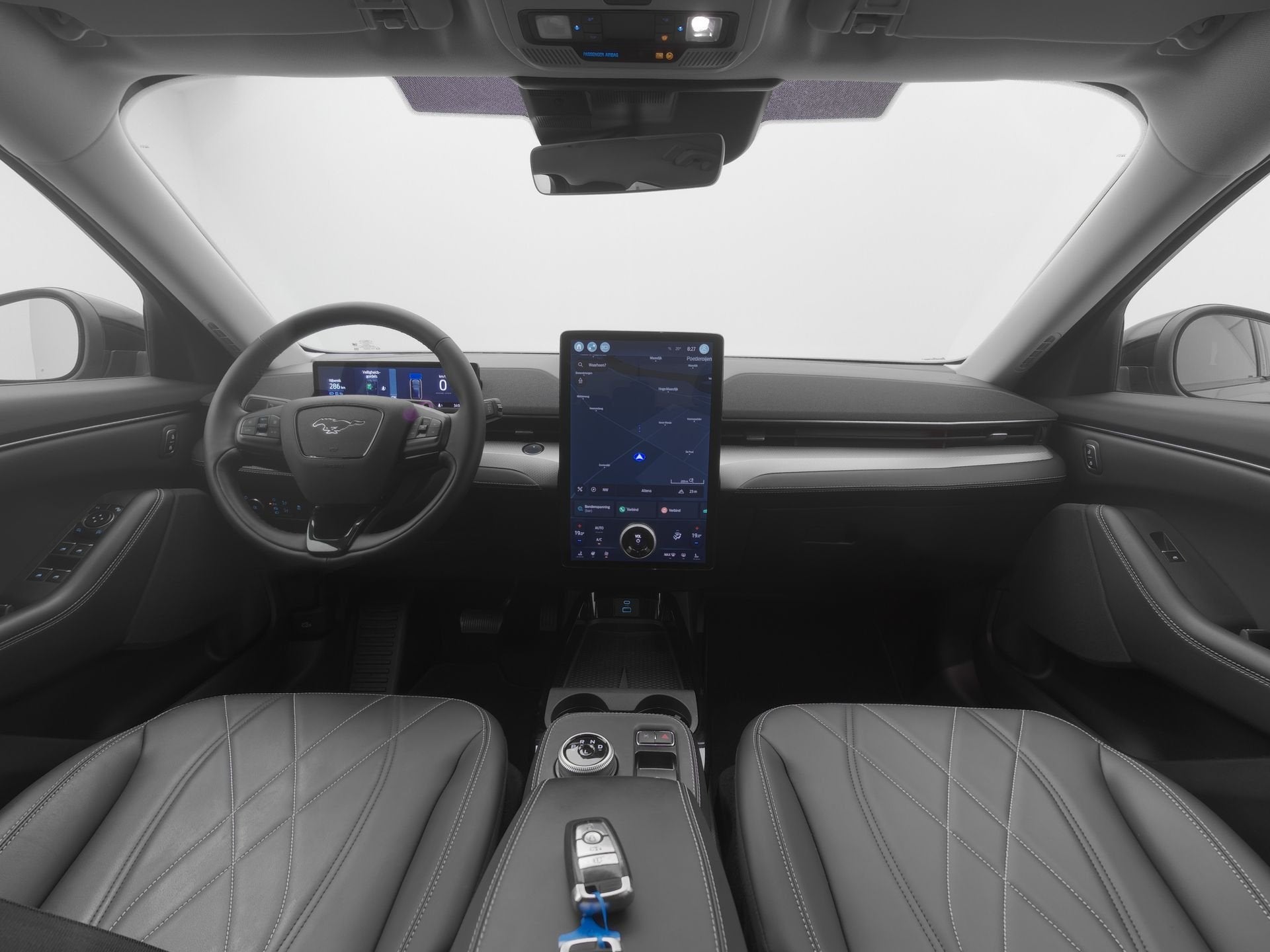 Ford Mustang Mach-E Standard RWD 75 kWh | 360 | ADAPTIVE |, Automaat, Achterwielaandrijving, Blauw, Leder