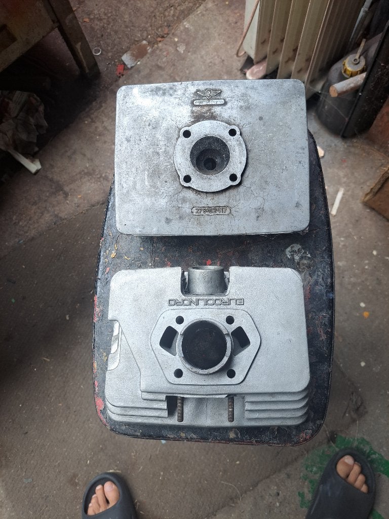 Cilinder set Zundapp 50 cc 4 poorter chroomwand, Ophalen of Verzenden, Zo goed als nieuw, Cilinder