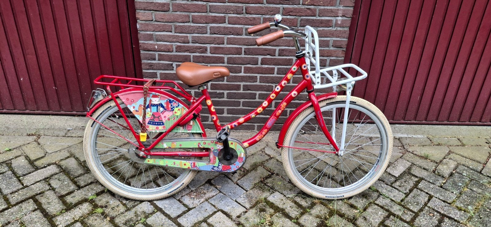Kinderoma fiets, mooie Oilily 24 inch, Fietsen en Brommers, Gebruikt, Oilily, Ophalen of Verzenden, Terugtraprem