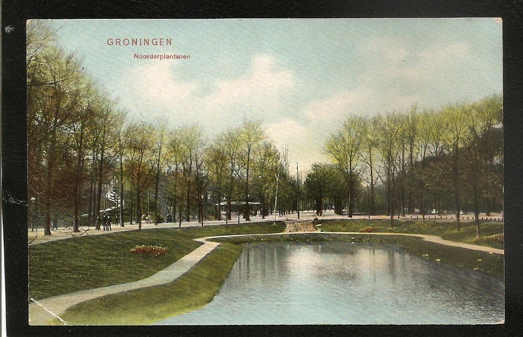 Groningen, Noorderplantsoen, Ophalen of Verzenden, Voor 1920, Gelopen, Groningen