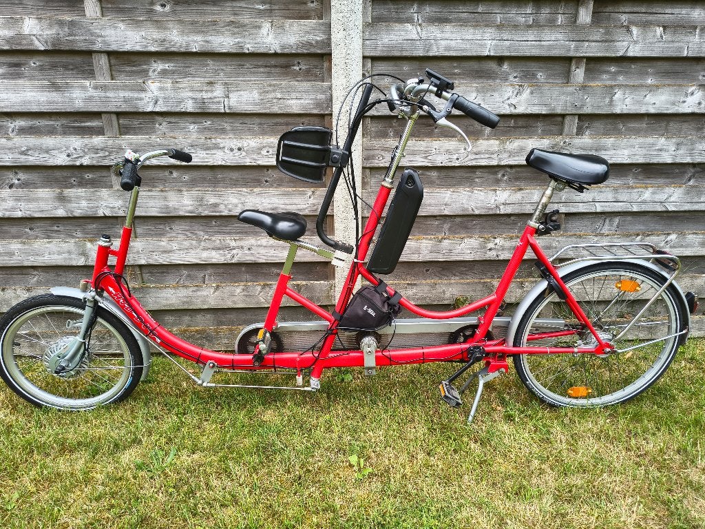 Elektrische Ouder-Kind Tandem / Duofiets HJD DUO, Fietsen en Brommers, Fietsen | Tandems, Ophalen, Minder dan 10 versnellingen