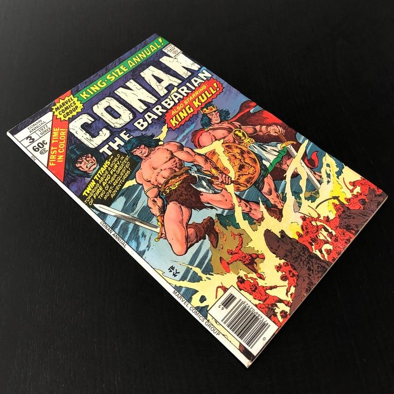 Conan the Barbarian Annual Vol.1 #3 (1977) VF+ (8.5), Eén comic, Amerika, Marvel Comics, Ophalen of Verzenden