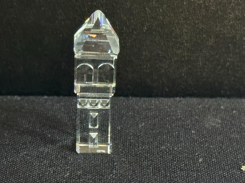 Swarovski Kristallen Toren Figuur, Verzamelen, Swarovski, Ophalen, Zo goed als nieuw, Figuurtje