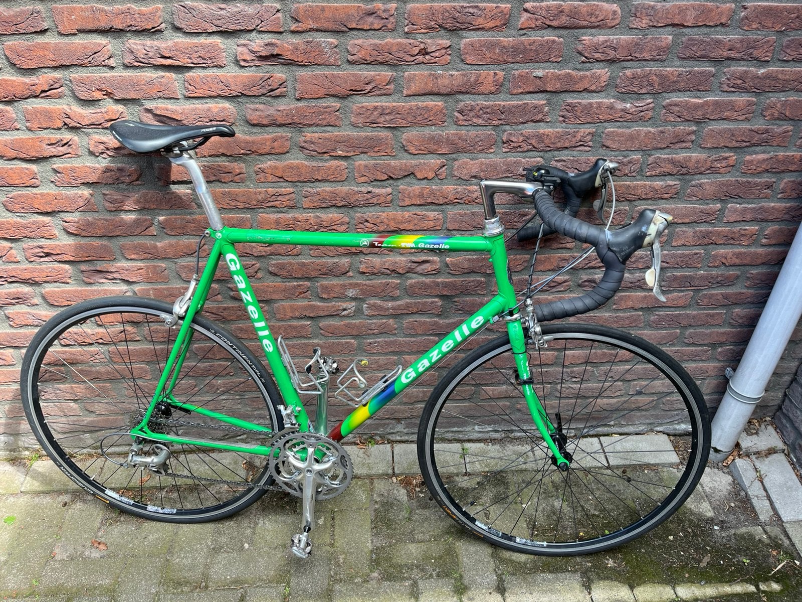Gazelle Team TVM racefiets – frame 60 cm, Ophalen, Gebruikt, Staal, 57 tot 61 cm