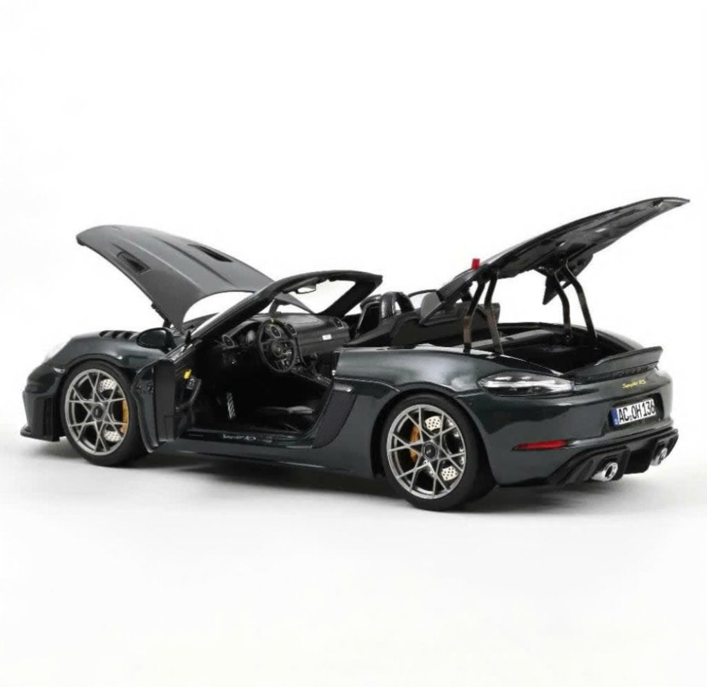 Porsche 718 Spyder RS w/ Weissach 23 GROEN 1/18 NOREV 187272, Verzenden, Nieuw, Auto, Norev