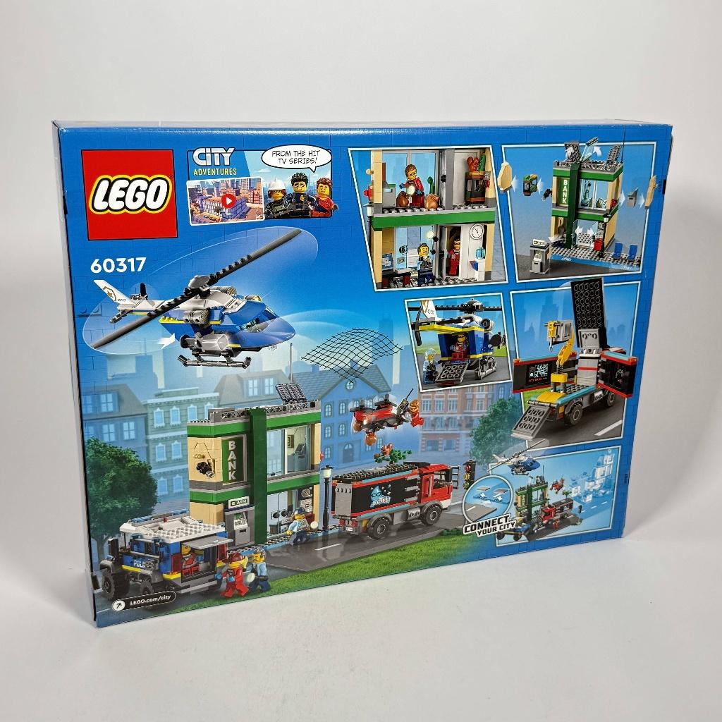 LEGO City 60317 Politie Achtervolging bij de Bank – Nieuw, City, Lego, Nieuw, Ophalen of Verzenden