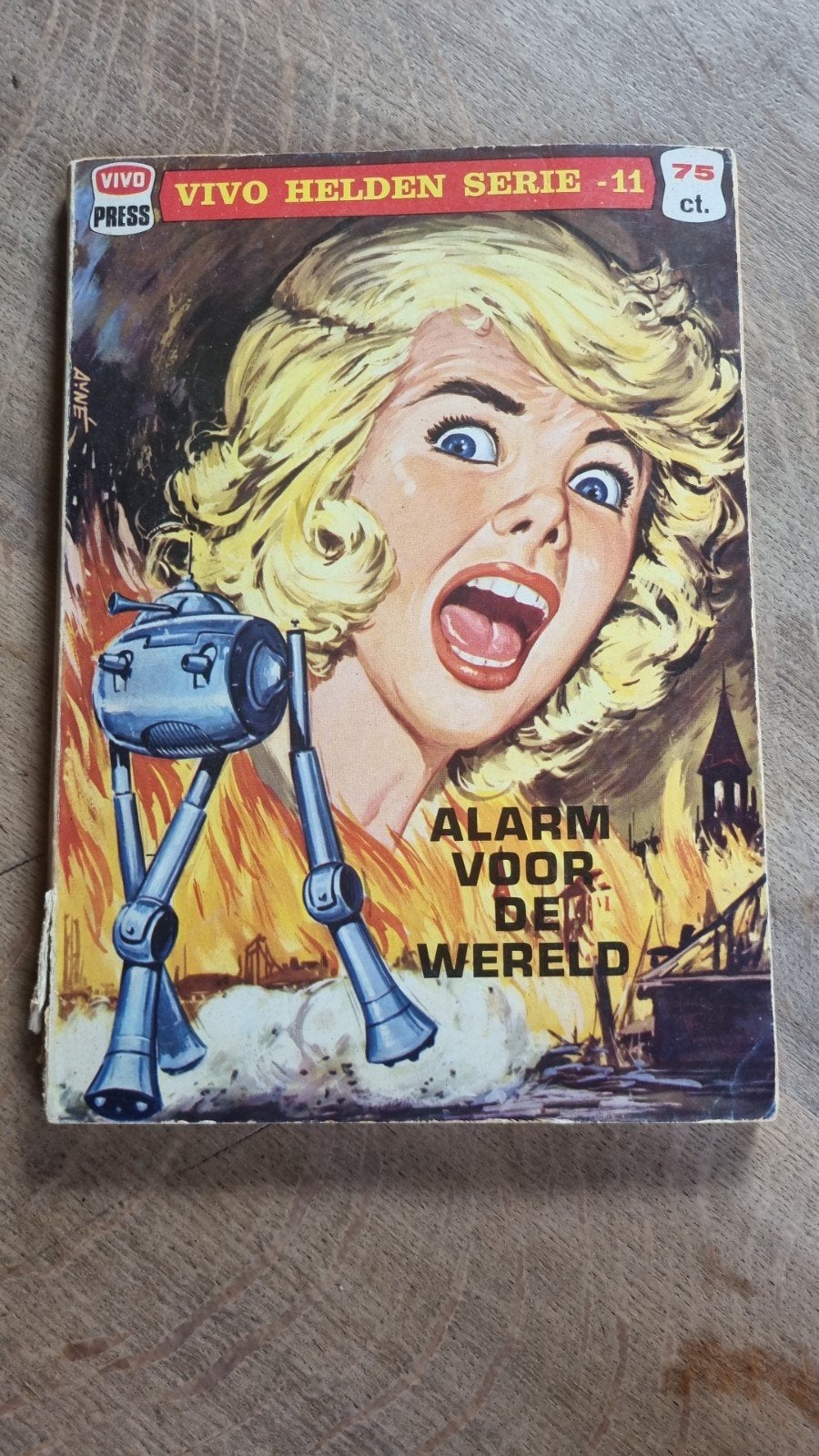Stripboek Vivo Helden Serie - 11: Alarm voor de Wereld, Boeken, Ophalen of Verzenden