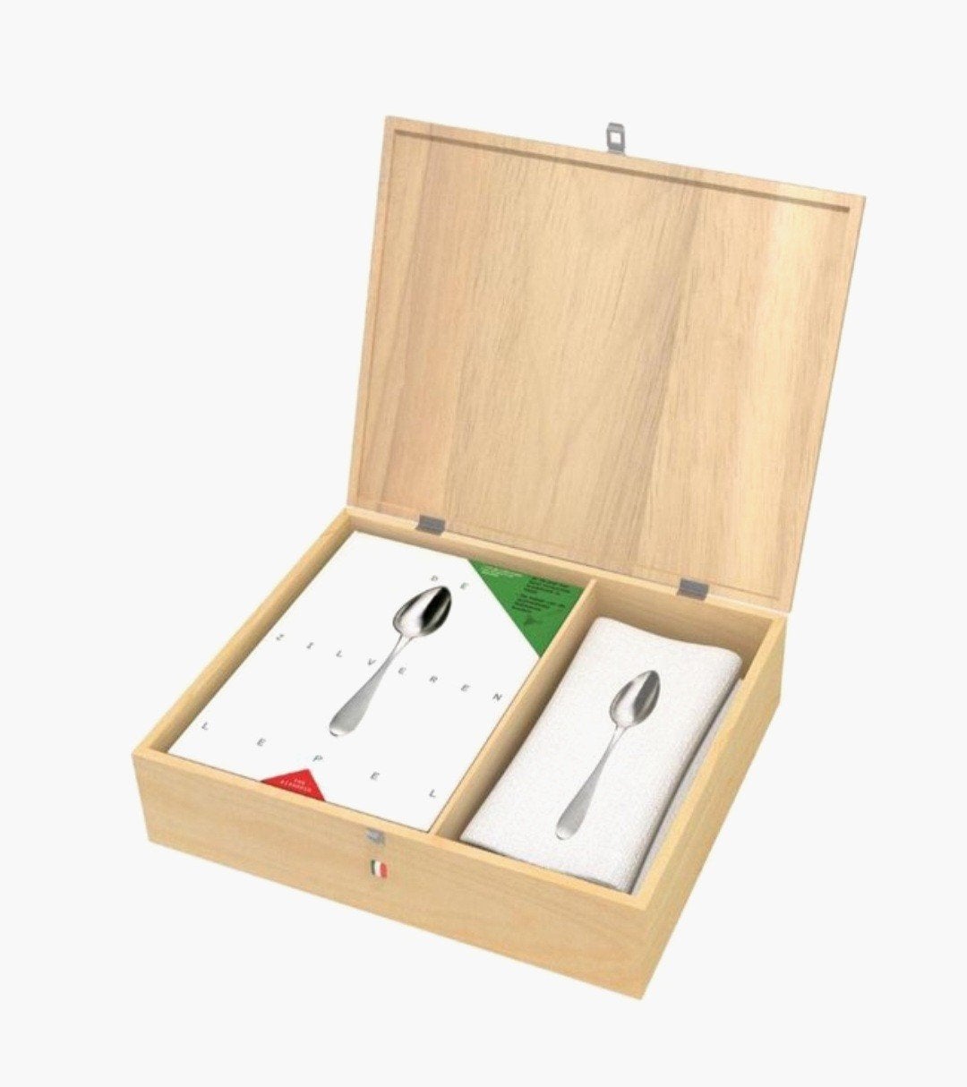 De Zilveren lepel in luxe cadeaubox - NIEUW in seal, Boeken, Ophalen of Verzenden, Zo goed als nieuw, Italië