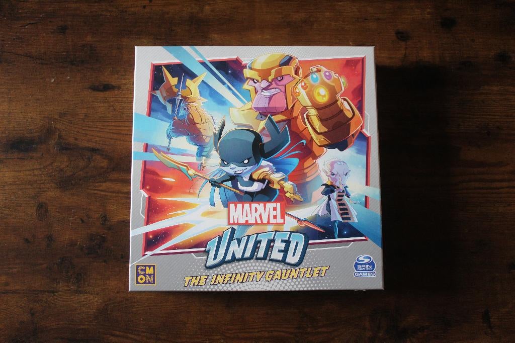 Marvel United – Infinity Gauntlet uitbreiding (Thanos), Een of twee spelers, Ophalen, Zo goed als nieuw, CMON