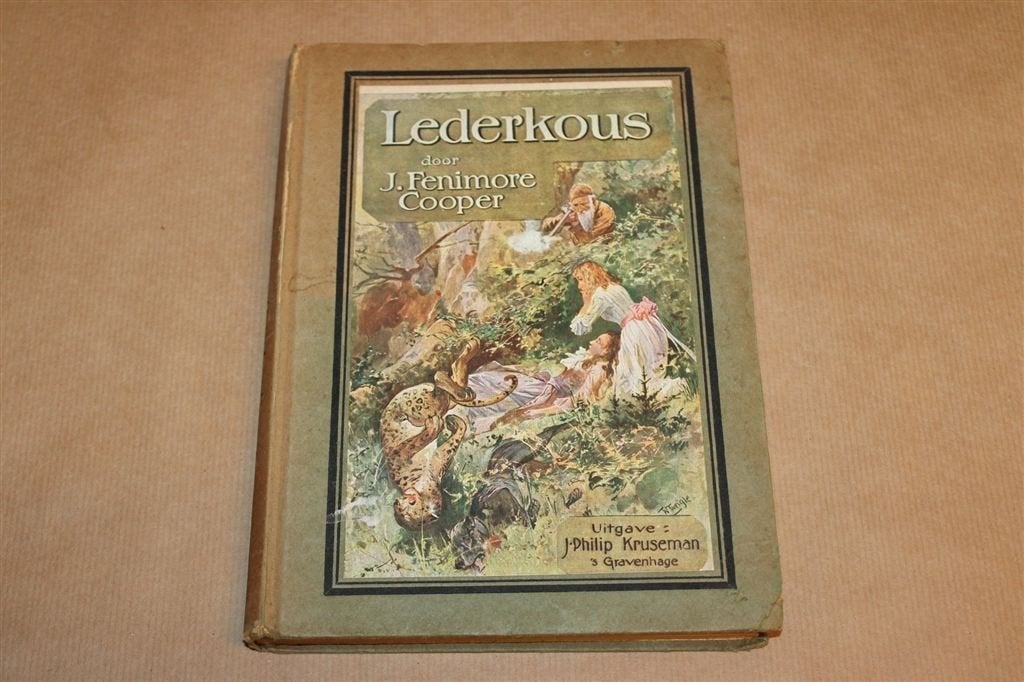 Lederkous — James Fenimore Cooper 1923, Padvinder-verhalen, Ophalen of Verzenden, Gelezen