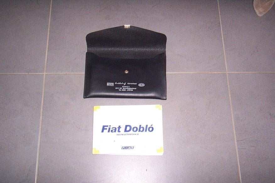 Gebruikershandleiding+mapje  FIAT DOBLO   2000/2005, Auto diversen, Handleidingen en Instructieboekjes, Ophalen of Verzenden