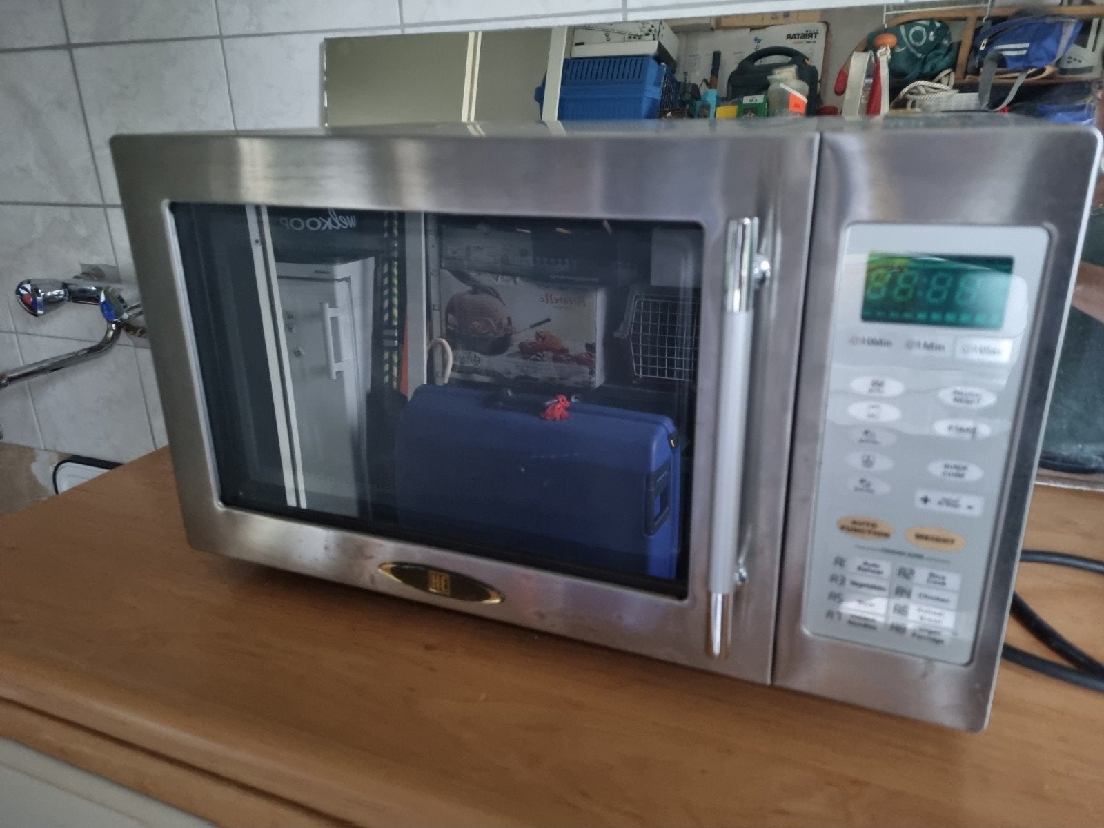 Home Electronic 900E Oven/Magnetron/ Grill, Witgoed en Apparatuur, Ovens, Ophalen, Gebruikt, 45 tot 60 cm, Minder dan 45 cm