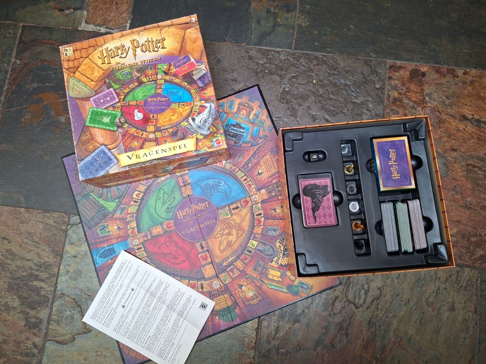 Harry Potter Vragenspel De Steen der Wijzen, Drie of vier spelers, Ophalen of Verzenden, Gebruikt, Mattel