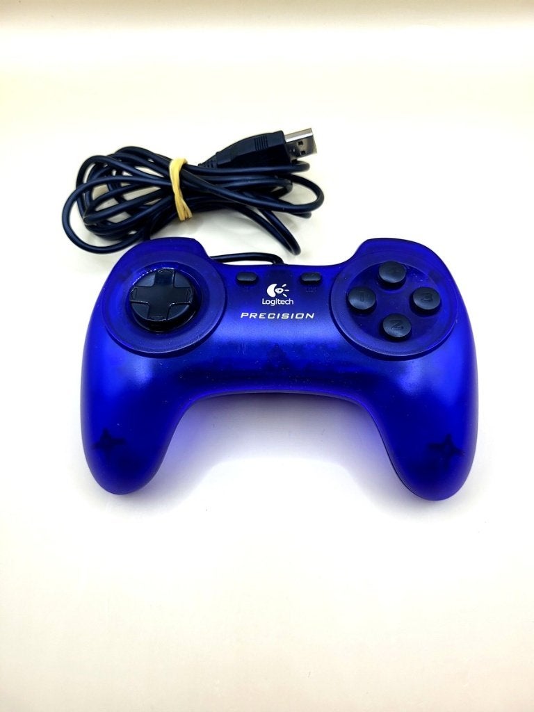Logitech Precision USB Controller, Computers en Software, Joysticks, Zo goed als nieuw, Ophalen of Verzenden
