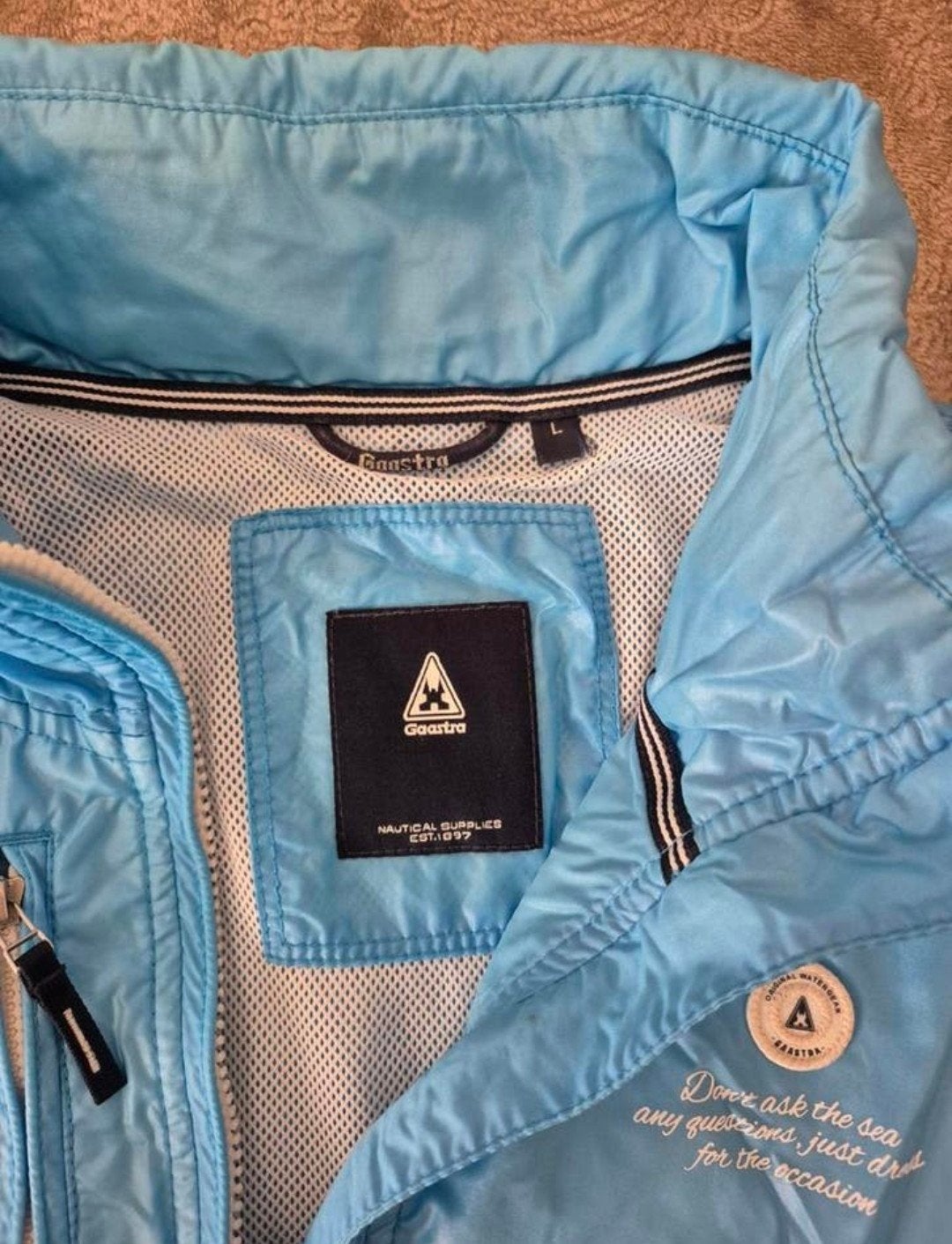 geweldige gaastra zomerjas maat M/ L., Maat 38/40 (M), Gaastra, Blauw, Ophalen of Verzenden