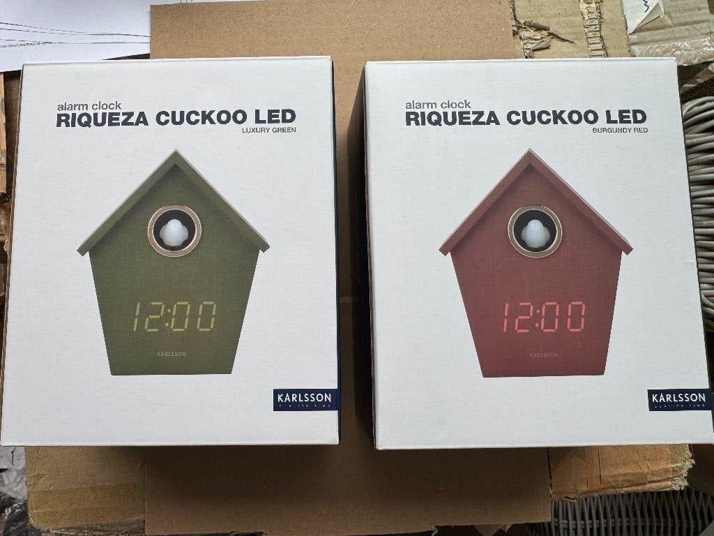 Karlsson wekker/klok, koekoek met kleine productie fout., Huis en Inrichting, Woonaccessoires | Klokken, Wandklok, Nieuw, Ophalen of Verzenden
