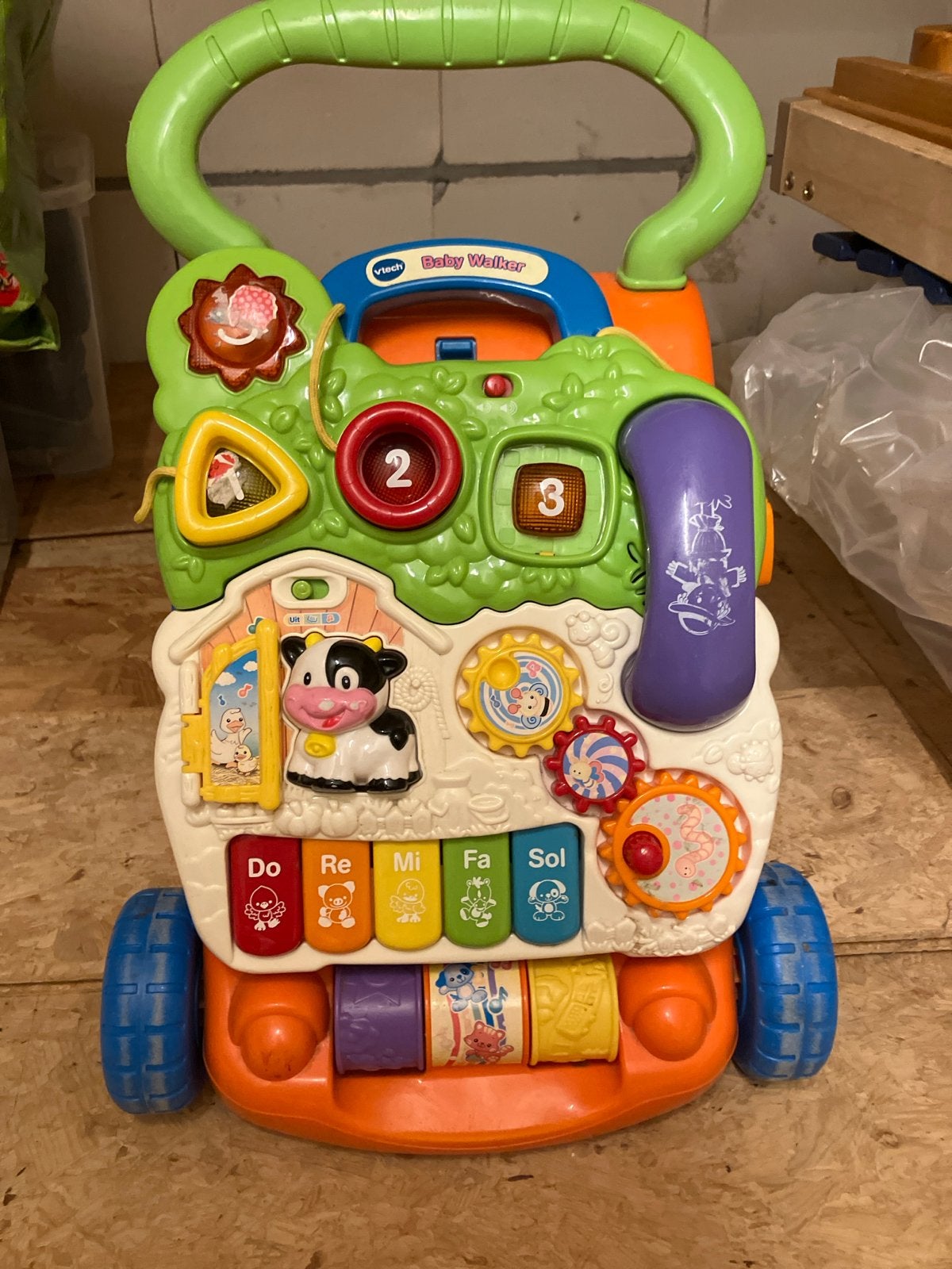 VTech Baby Walker - Interactieve Loopwagen met Geluid, Ophalen, Gebruikt, Overige typen, Met wieltjes
