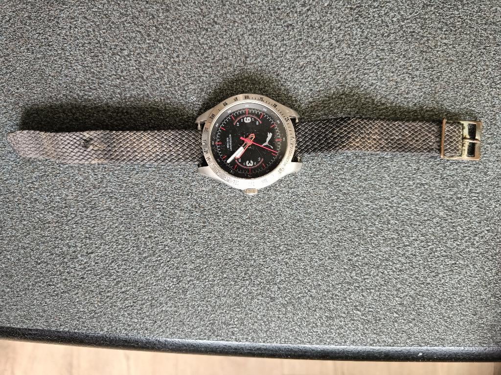 Puma Horloge, Ophalen of Verzenden, Dagkalender, Gebruikt