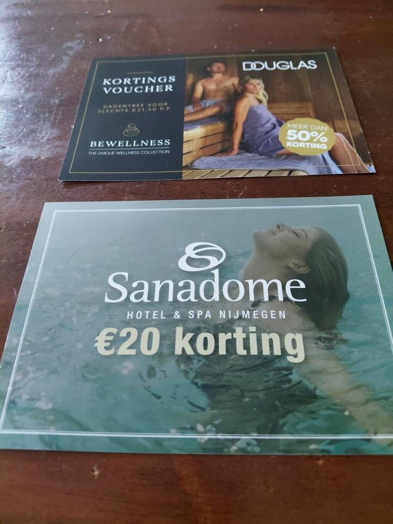 Te koop kortingsbon sanadome en keuze via bewellness, Tickets en Kaartjes, Kortingen en Cadeaubonnen, Eén persoon, Cadeaubon, Spa of Sauna