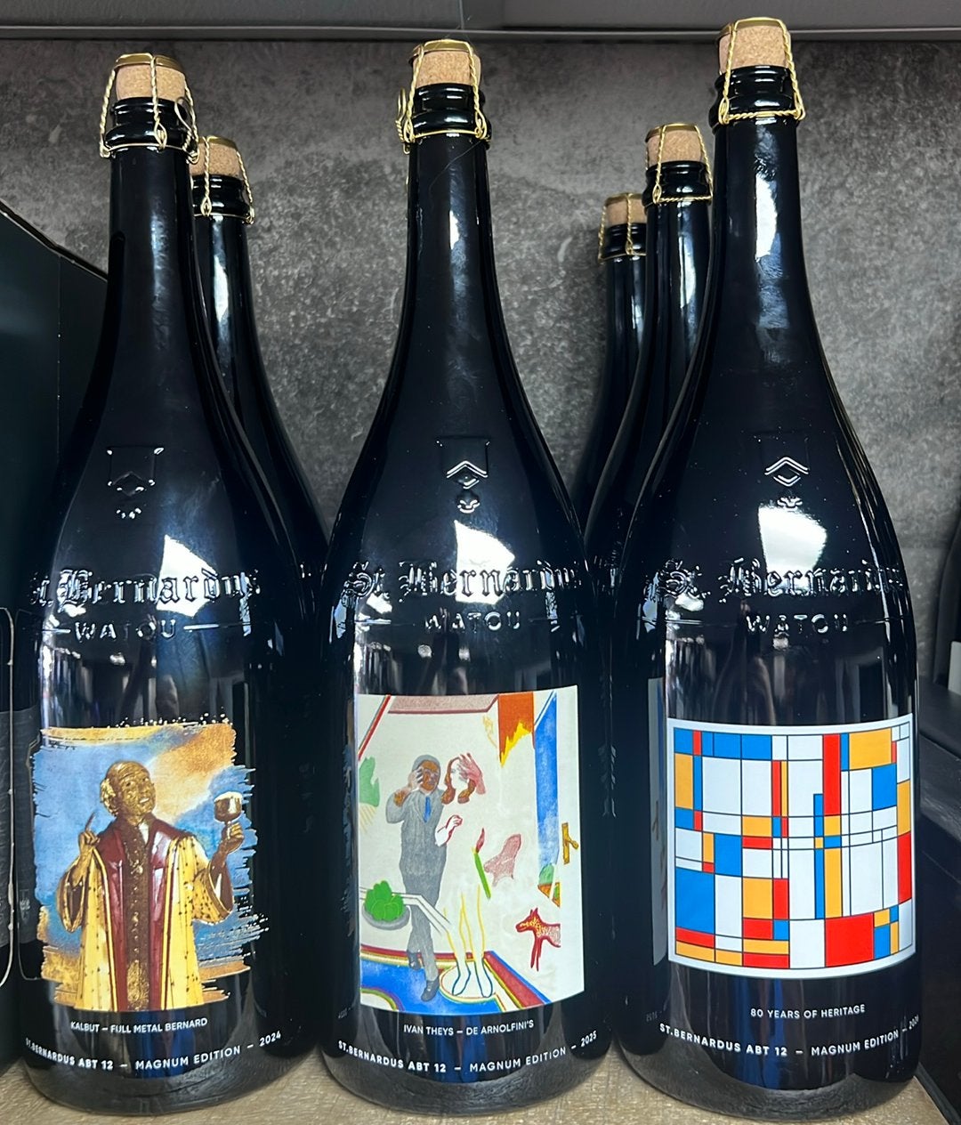 3 x BERNARDUS ABT 12 MAGNUM EDITION 2024 - 2025 - 2026, Ophalen of Verzenden, Zo goed als nieuw, Flesje(s)