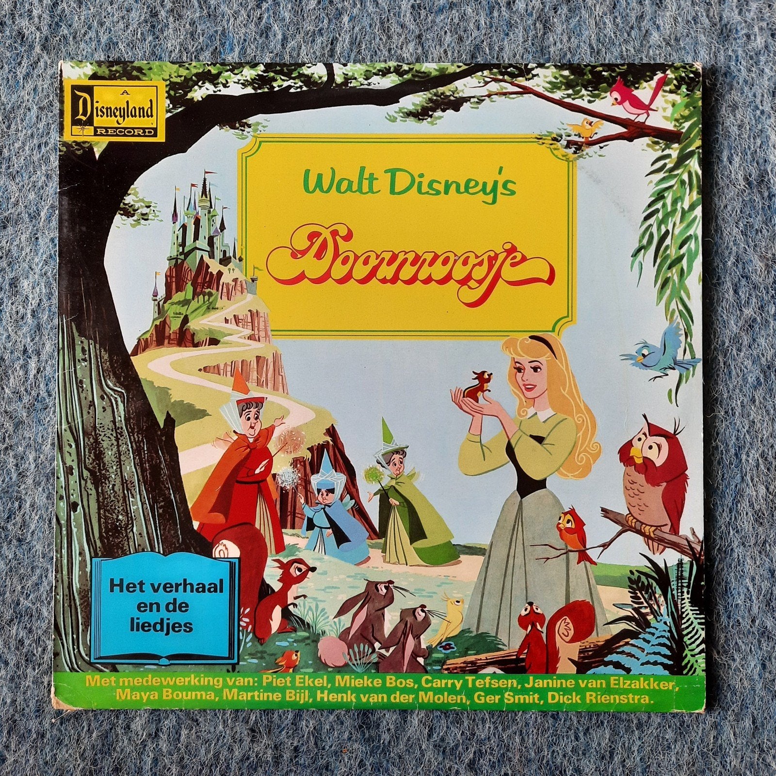 LP Walt Disney's Doornroosje - Het Verhaal En De Liedjes, LP, Gebruikt, Overige typen, Ophalen of Verzenden