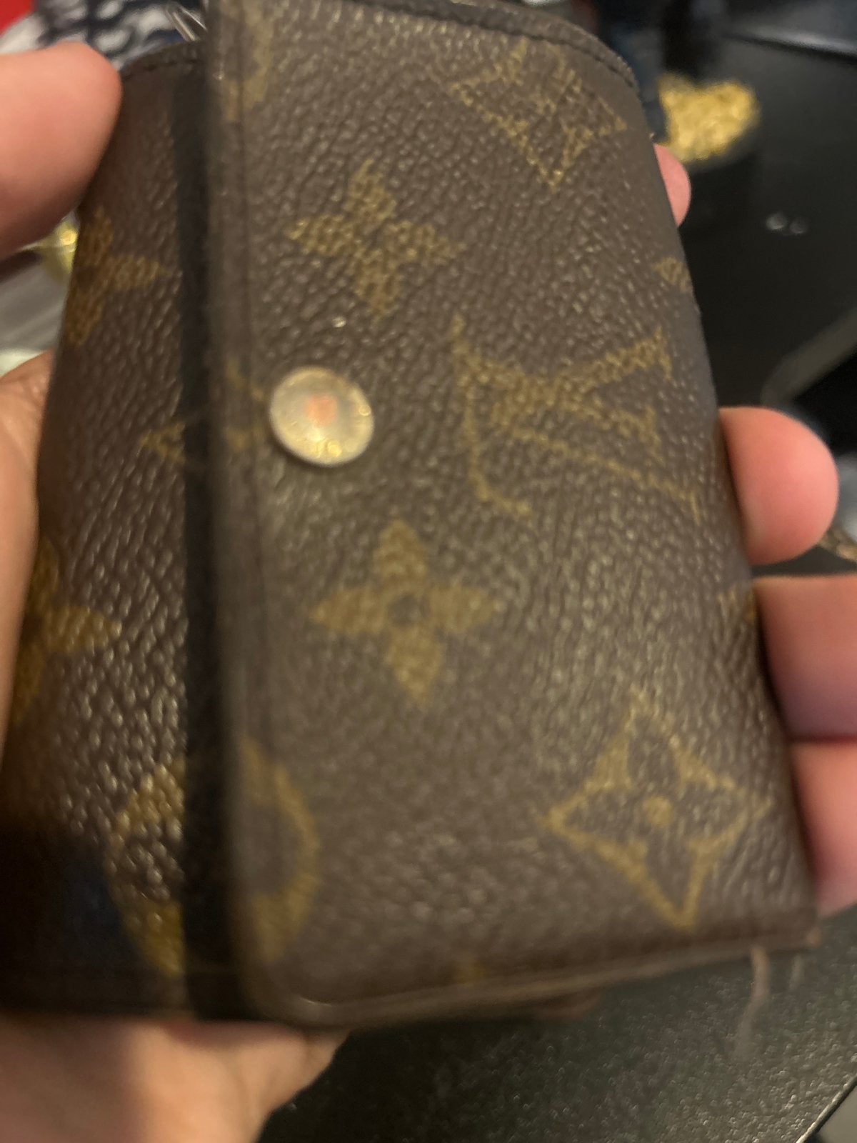 Louis Vuitton sleuteletui met monogram, Ophalen, Gebruikt, Bruin, Overige merken
