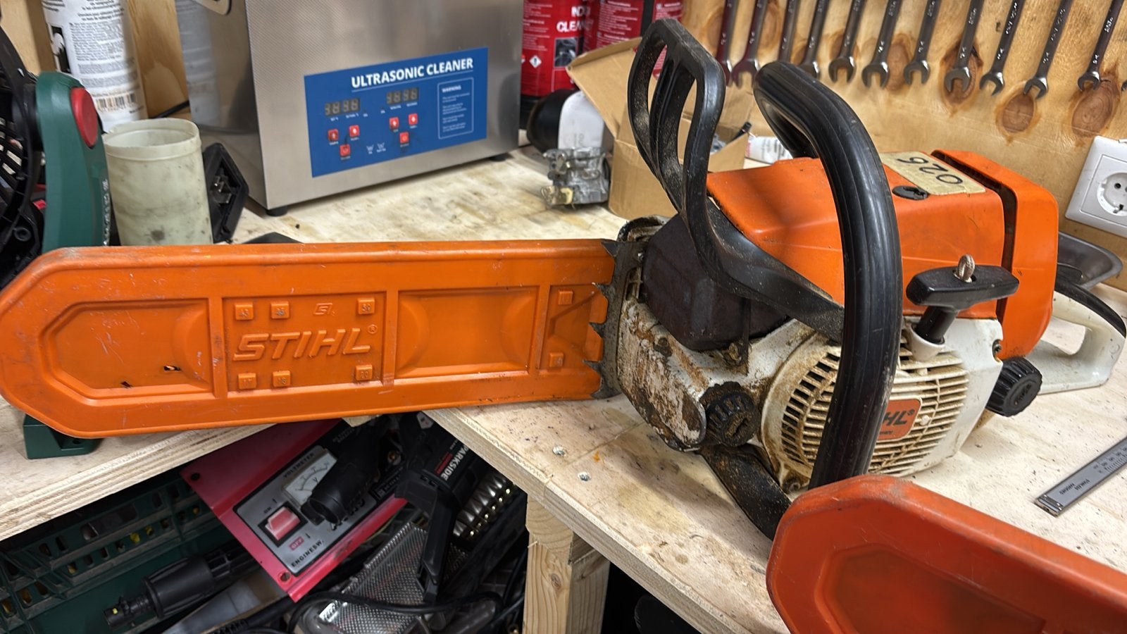 Stihl Kettingzagen opknappers 1 werkend, 1opknapper, Ophalen, Gebruikt, Kettingzaag