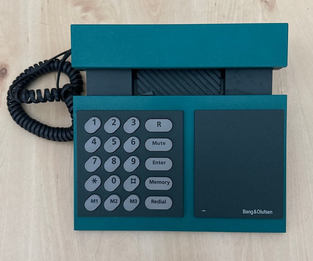 Vintage Bang & Olufsen Beocom 600 Telefoon - Groen, Ophalen of Verzenden, Gebruikt