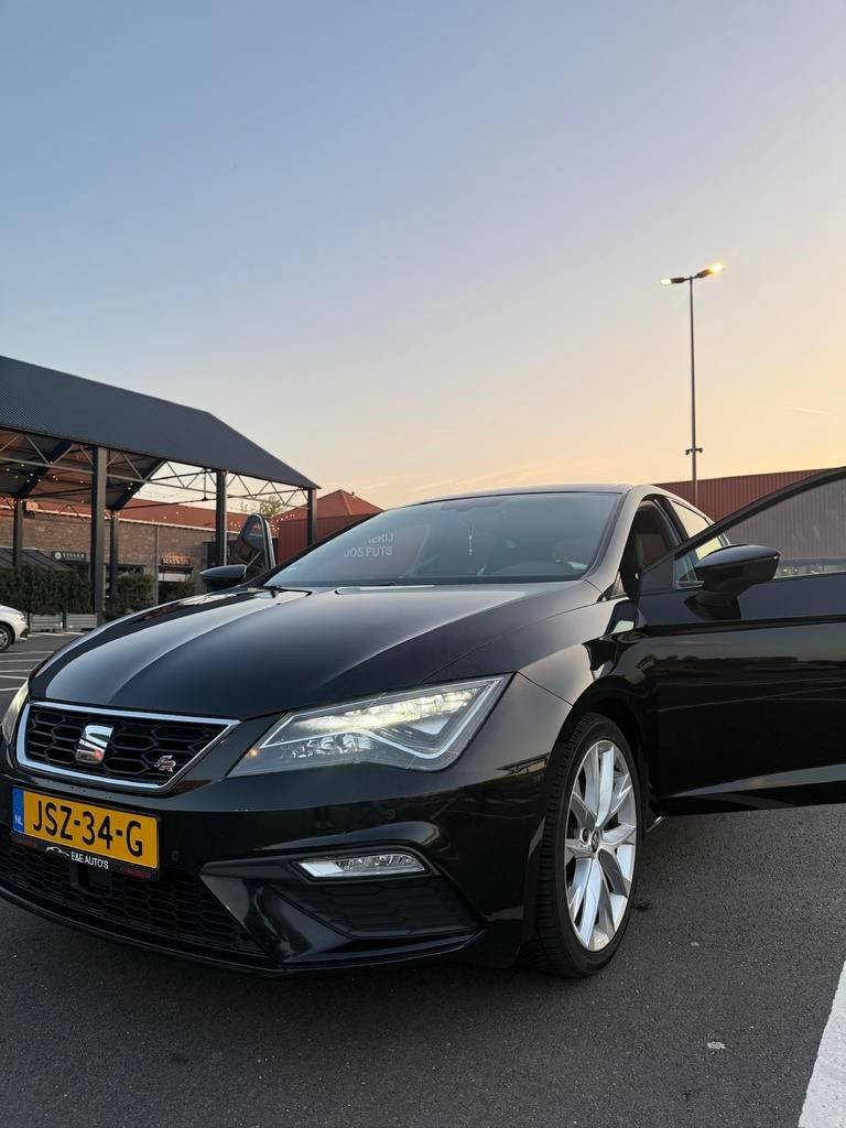 Seat Leon 1.4 TSI 122PK 2018 Zwart, Auto's, Seat, Voorwielaandrijving, 125 pk, 4 cilinders, 1133 kg