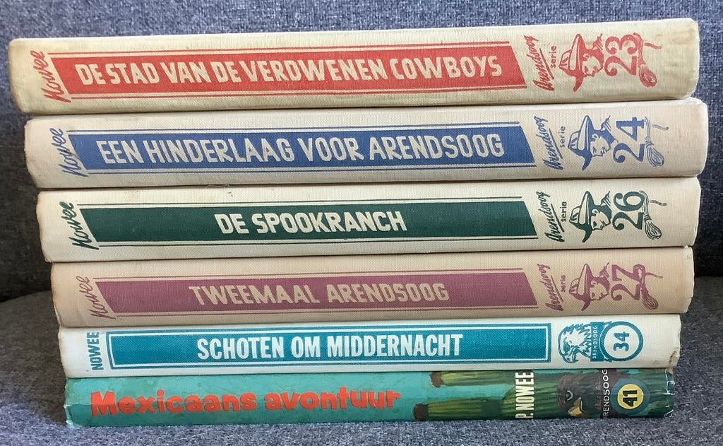 6 boeken (gebonden) Arendsoog van P. Nowee €1,- per stuk, Ophalen of Verzenden, Gelezen, Fictie