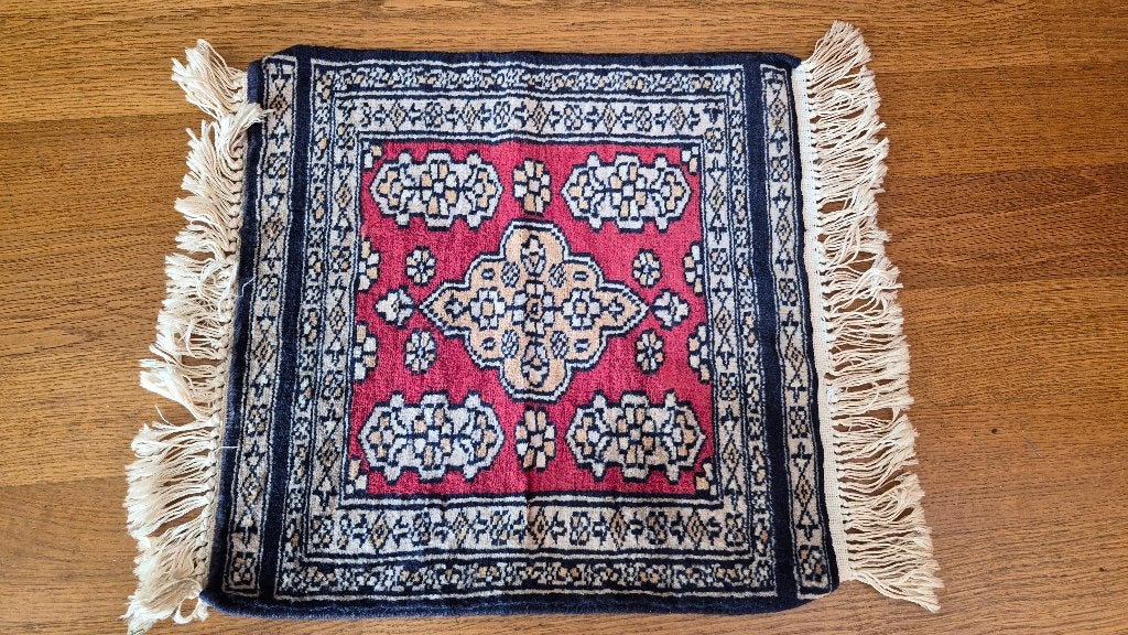 Smyrna tafelkleedje, Ophalen, Minder dan 50 cm, Gebruikt, Blauw
