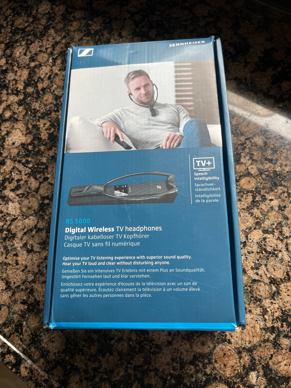 Sennheiser RS 5000 Digitale Draadloze TV Hoofdtelefoon, Audio, Tv en Foto, Koptelefoons, Ophalen, Sennheiser, Nieuw, Over-ear
