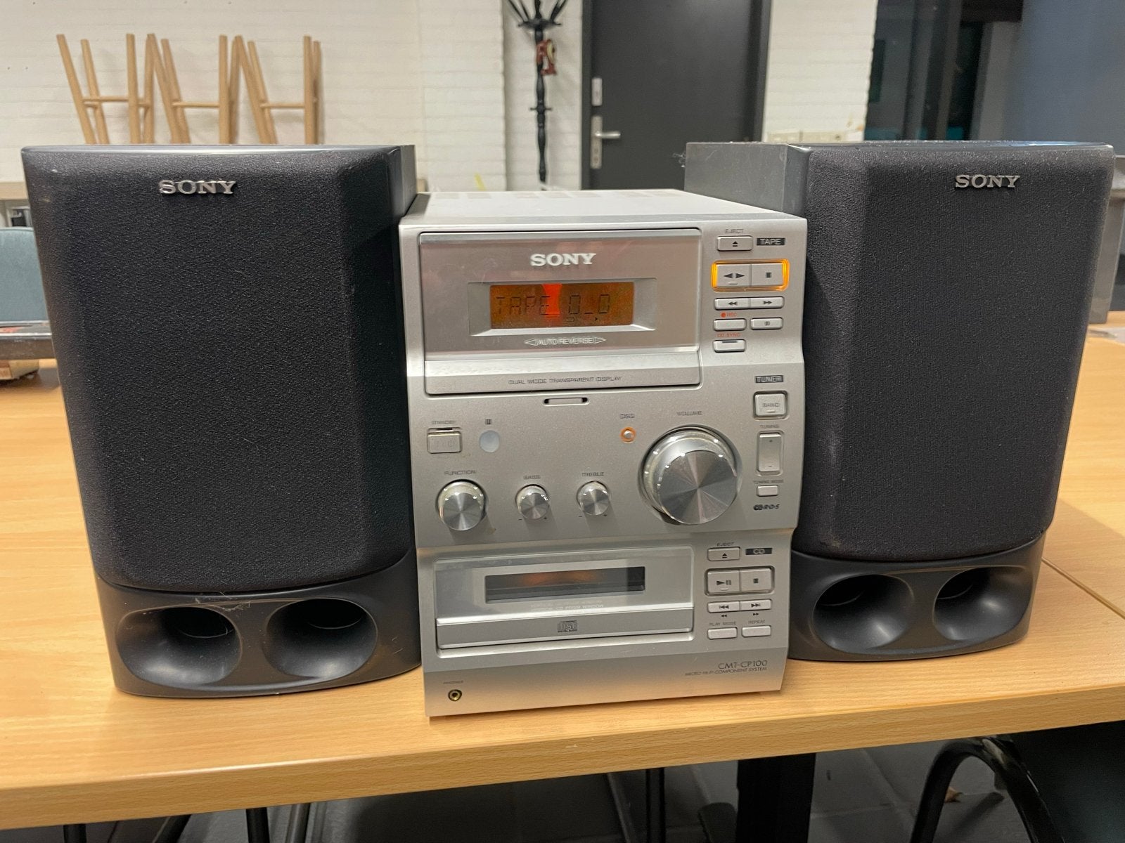 Sony CMT-CP500 Microset met CD, Cassette en Radio