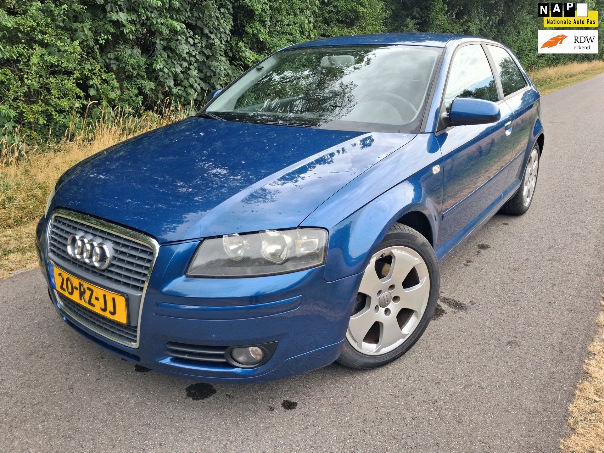 Audi A3 2.0 FSI Ambition, Voorwielaandrijving, Gebruikt, 4 cilinders, Blauw