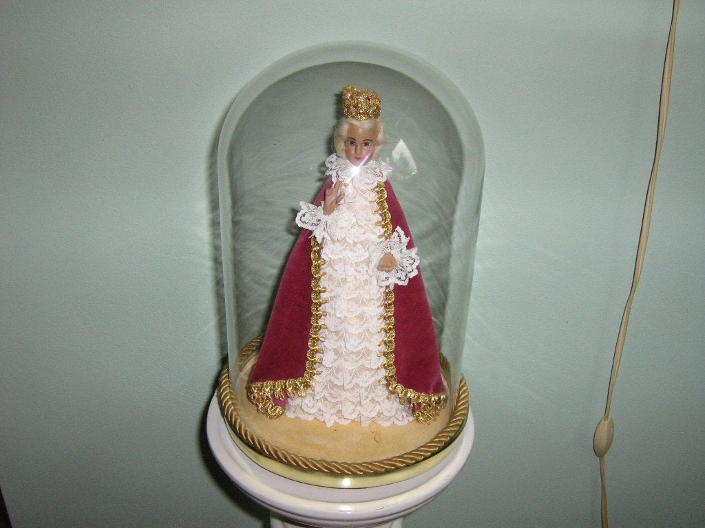 Stolp met beeld, Glas, Ophalen of Verzenden, Nieuw