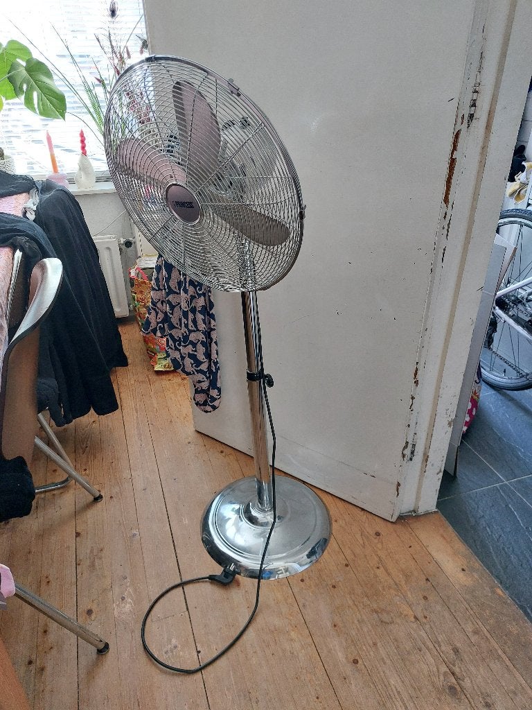 Ventilator chroom, Ophalen, Gebruikt, Tafelventilator