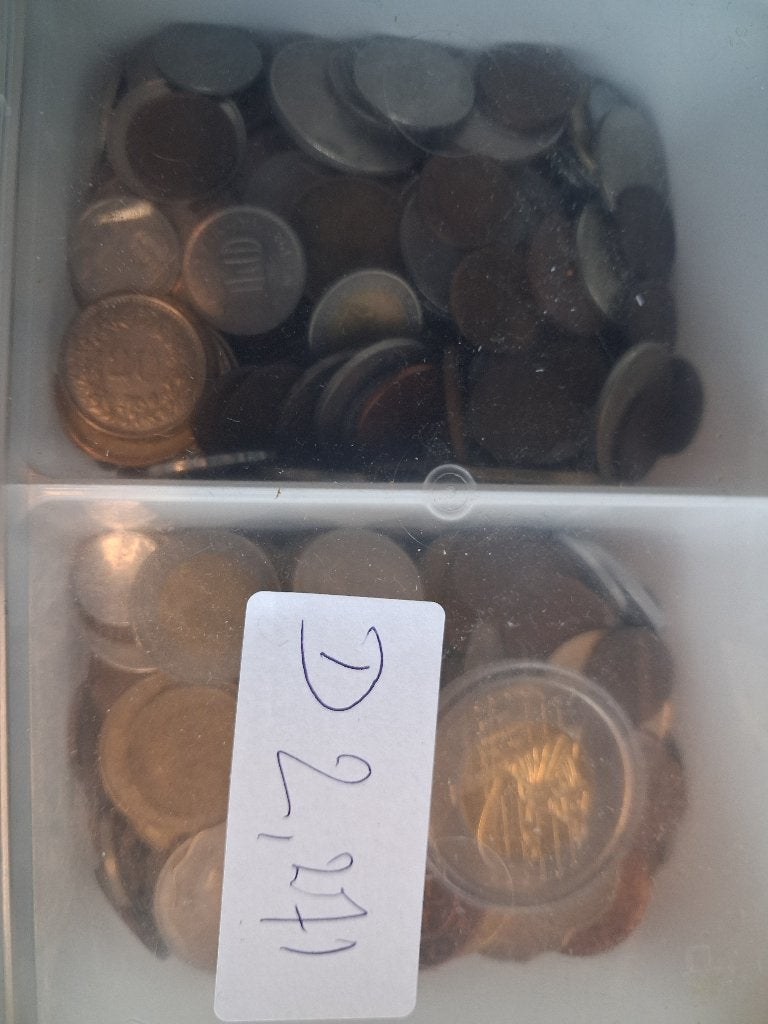 wereld munten  ruim 2,2 kilo  pakket D, Ophalen of Verzenden, Nederland en Buitenland, Munten