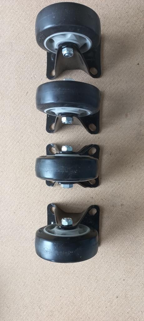 Bokwielen,.100 x 30 mm, zware kwaliteit., Ophalen of Verzenden