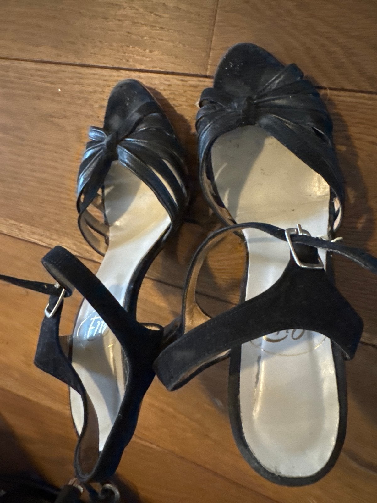 Zwarte Stijldans Schoenen Maat 39, Ophalen of Verzenden, Gedragen, Zwart, Dansschoenen