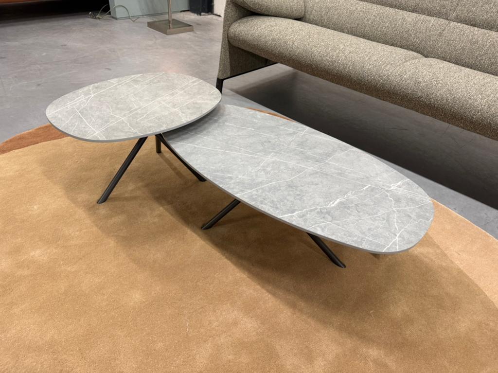 Nieuw Metaform Salontafelset Triple Keramiek Stone Tafel, Huis en Inrichting, Tafels | Salontafels, Overige materialen, Nieuw