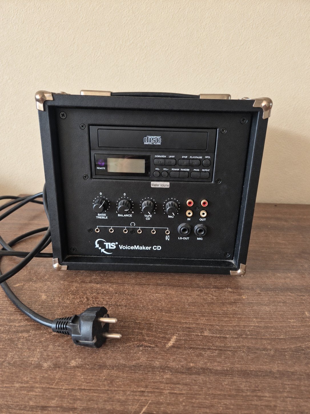 TLS VoiceMaker CD-speler met versterker en luidspreker, Ophalen of Verzenden, Gebruikt
