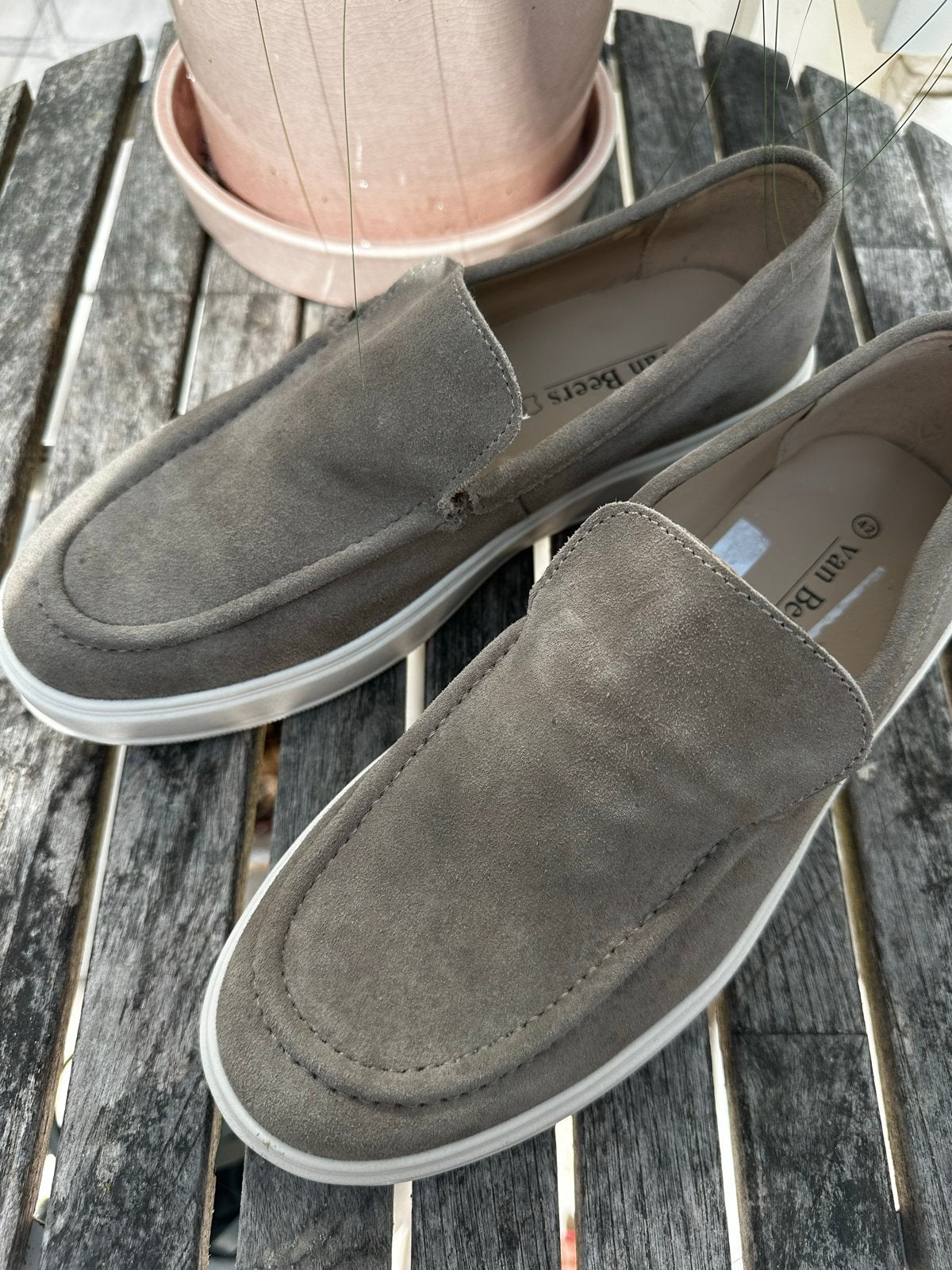 Van Beers instappers - Slechts 3x gedragen, Kleding | Heren, Schoenen, Ophalen of Verzenden, Gedragen, Overige kleuren