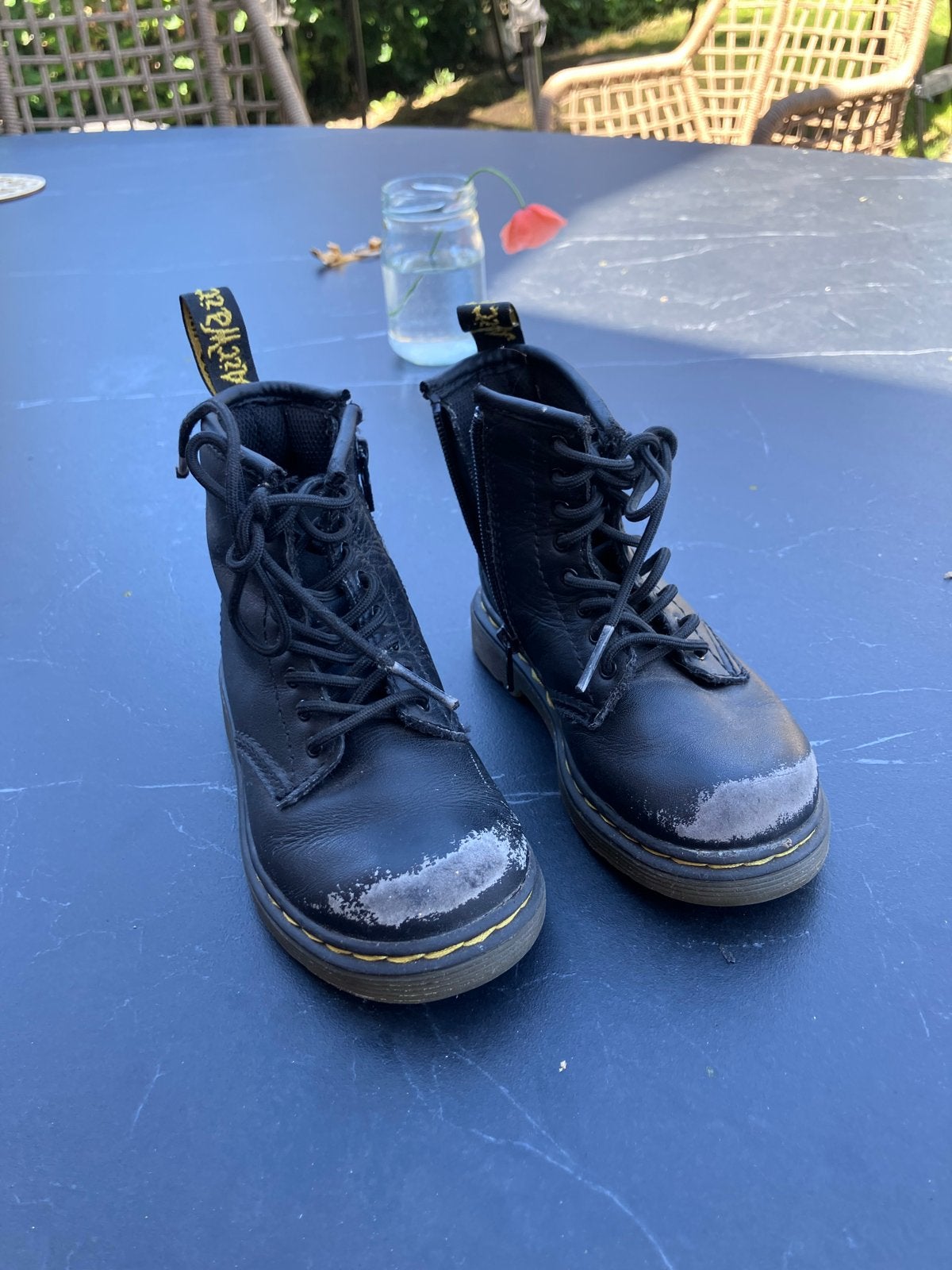 Dr. Martens kinderlaarzen maat 24, Kinderen en Baby's, Kinderkleding | Schoenen en Sokken, Ophalen of Verzenden, Gebruikt, Jongen of Meisje